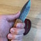 Real Damascus EDC Knife 150 Layers Full Tang Camping Knife Gloss Finished Chestnut Handle 2