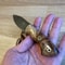Real Damascus EDC Knife 150 Layers Full Tang Camping Knife Gloss Finished Chestnut Handle 4