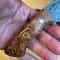 Real Damascus EDC Knife 150 Layers Full Tang Camping Knife Gloss Finished Chestnut Handle 9