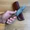 Handmade Damascus Bushcraft Knife Stag Horn Handle Outdoor Survival Blade 3