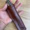 Handmade Damascus Bushcraft Knife Stag Horn Handle Outdoor Survival Blade 6
