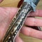 Handmade Damascus Bushcraft Knife Stag Horn Handle Outdoor Survival Blade 8