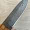 Real Damascus Bushcraft Knife 150 Layers Full Tang Side Draw Knife Chestnut Wood Handle 3