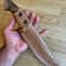 Real Damascus Bowie Knife 150 Layers Damascus Steel Walnut Ebony Wood Handle 6