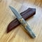 Premium N690 Steel Puukko Bushcraft Knife With Leather Sheath 9