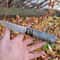Puukko Knife N690 Steel Blacksmith Made Bushcraft Knife Maple Wood Catalin Handle 3