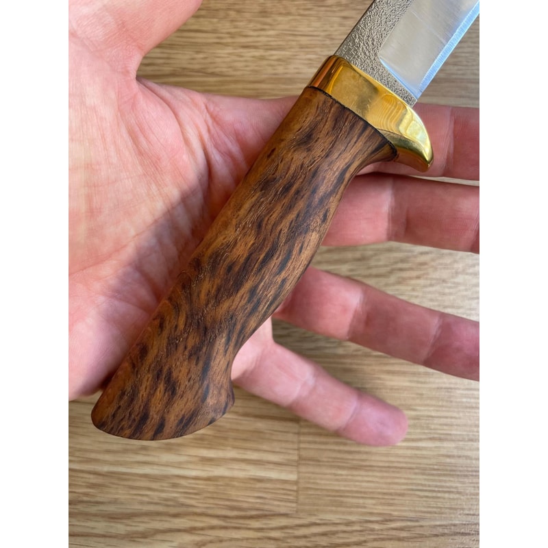 Premium N690 Steel Puukko Carving Knife With Maple Wood Catalin Handle 6