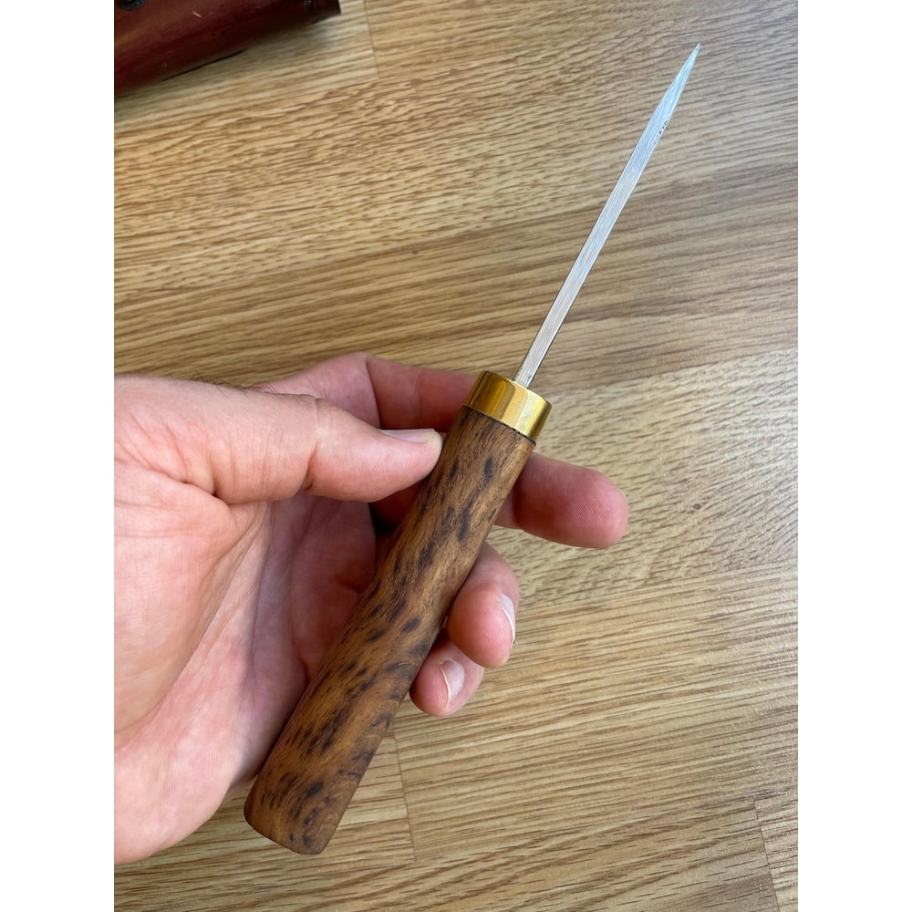 Premium N690 Steel Puukko Carving Knife With Maple Wood Catalin Handle 7