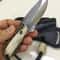 Mini Bushcraft Knife N690 Steel Full Tang EDC Camping Knife Stag Horn Handle 8