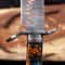 Collector Grade Copper Damascus Bowie Knife With Resin Handle Design 3