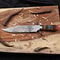 Collector Grade Copper Damascus Bowie Knife With Resin Handle Design 4