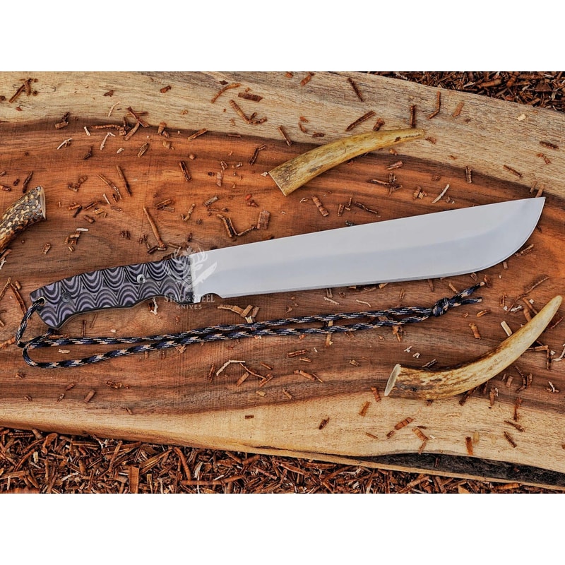 Premium Full Tang Machete Knife With Leather Sheath 1