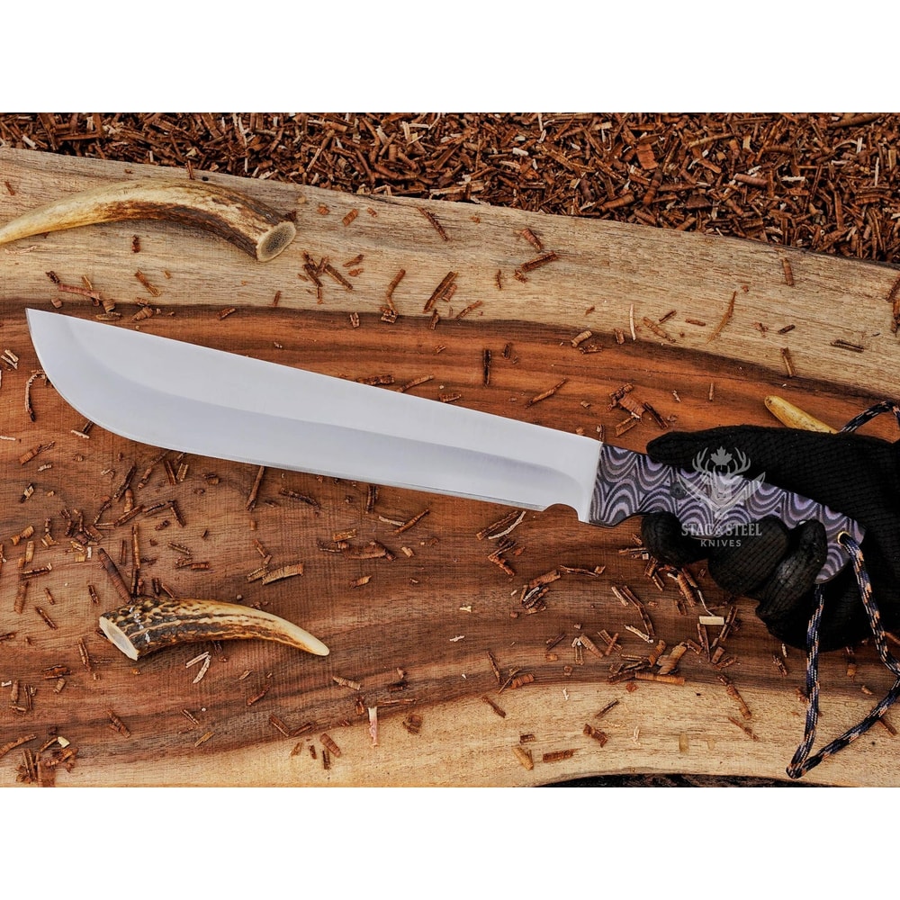 Premium Full Tang Machete Knife With Leather Sheath 3