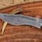 Premium Damascus Bowie Knife With Micarta Handle Leather Sheath 4