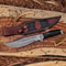 Premium Damascus Bowie Knife Handmade Hunting Collector Blade 0