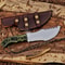 Outdoor Survival Tracker Knife With Durable D2 Steel Construction 0