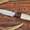 Artisan Crafted Hunting Knife With Leather Carry Sheath 2