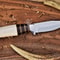 Artisan Crafted Hunting Knife With Leather Carry Sheath 3