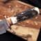 Copper Damascus Bowie Knife Full Tang With Stag Handle Handmade Hunting Knife Wedding GIFT 1