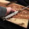 Copper Damascus Bowie Knife Full Tang With Stag Handle Handmade Hunting Knife Wedding GIFT 2