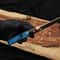 Premium Luxury Copper Damascus Bowie Knife With Turquoise Resin Handle Leather Sheath 2