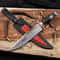 Handmade Copper Damascus Bowie Knife A Bold Fusion Of Power Luxury 4