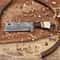 Handmade Damascus Cowboy Bull Cutter Knife With 4 Blade Pancake Leather Sheath 7