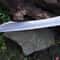 Premium HandForged High Carbon Steel Machete 24 Inch With Rosewood Grip Leather Sheath 4