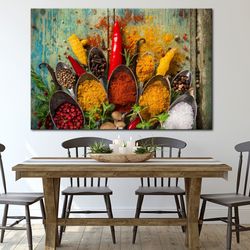 kitchen wall art herbs and spices print restaurant decor spices printable wall art kitchen art print spices extra large