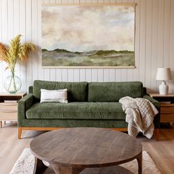 modern wall hanging large boho wall decor muted sky art landscape tapestry large wall art canvas wall art modern w