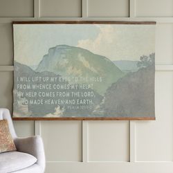 scripture wall art vintage scripture print psalm 121 extra large bible verse sign kids room scripture art christian