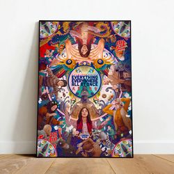 everything everywhere all at once poster, canvas wall art, rolled canvas print, canvas wall print, movie poster