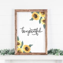 be you beautiful, inspirational wooden sign, special gift for her, amazing special gift, make up artist, beautiful woman