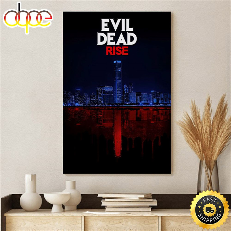 Evil Dead Rise The City Poster Canvas.jpg