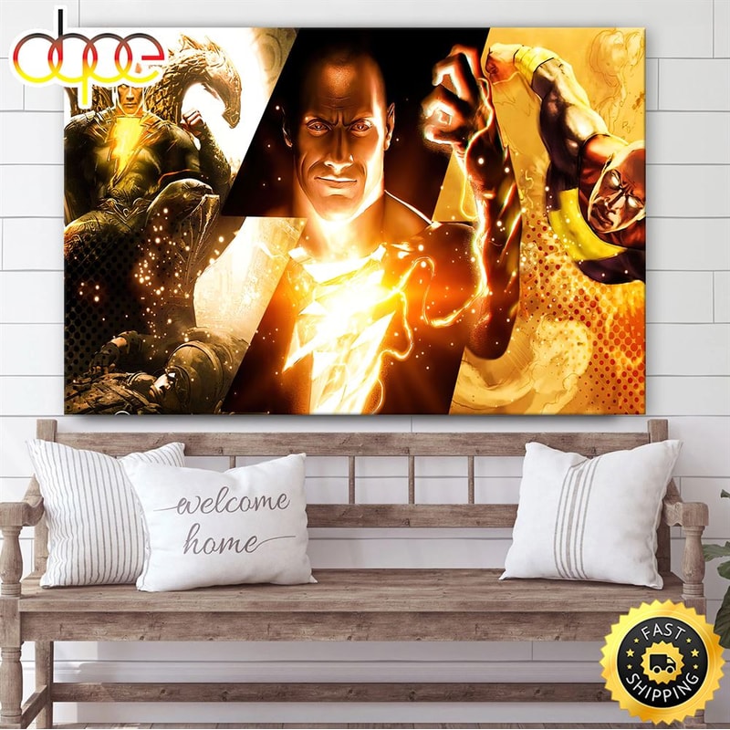 Black Adam Poster Printed Poster Canvas.jpg