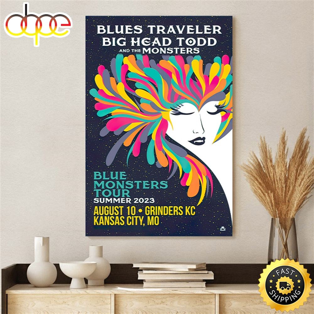Blue Monsters Tour 8.10.23 Poster Canvas.jpg