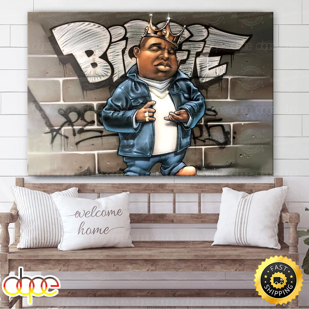 Biggie Smalls Graffiti Hip-hop 90s Canvas.jpg