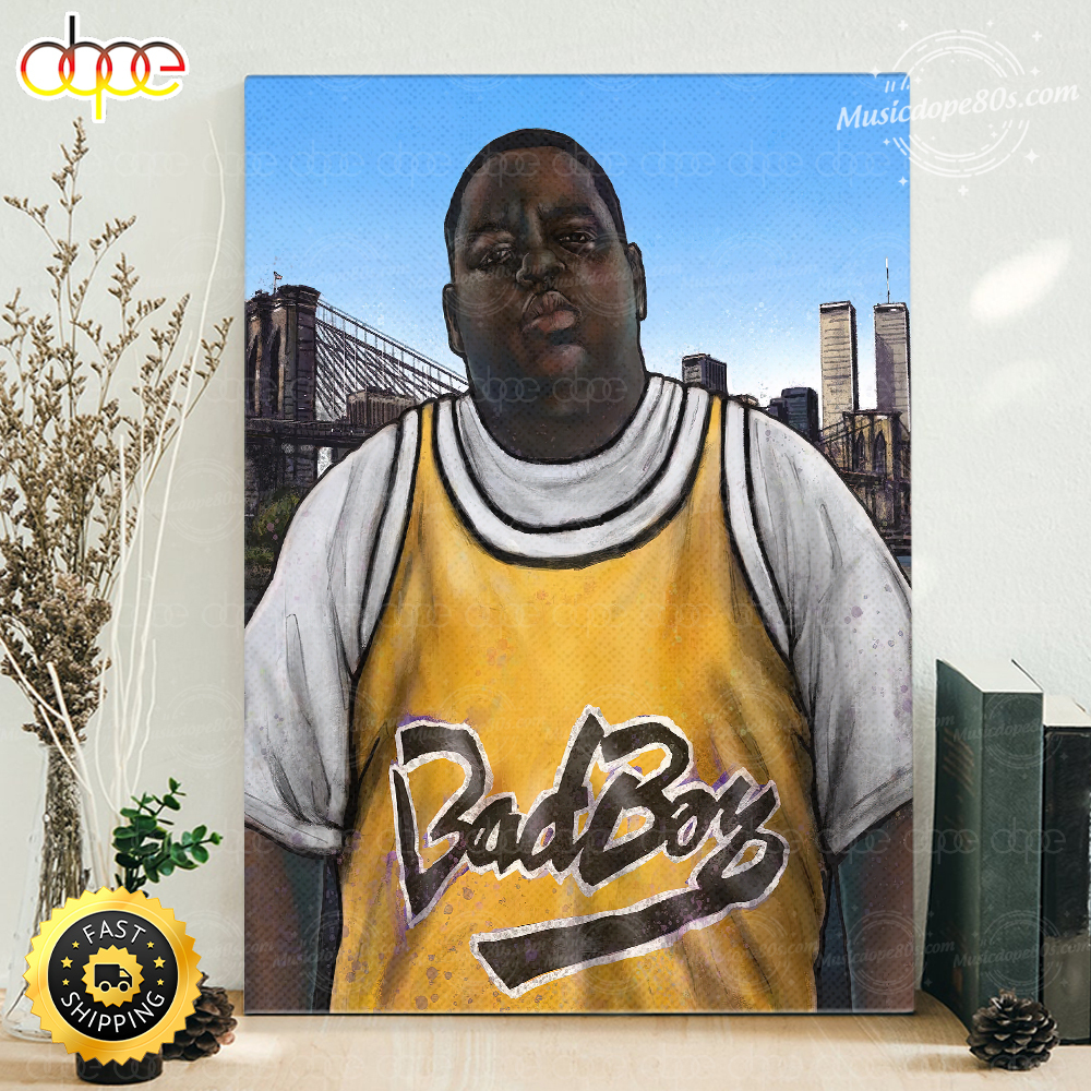 Biggie Smalls Retro 72 Bad Boy Jersey Canvas.jpg