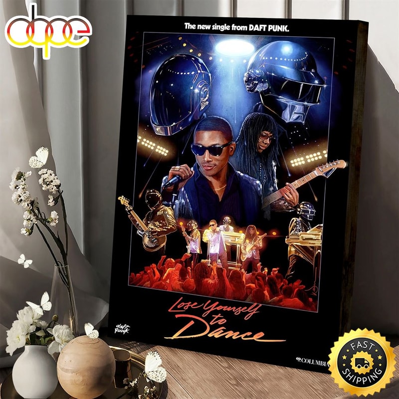 Daft Punk Lose Yourself To Dance Poster Canvas.jpg