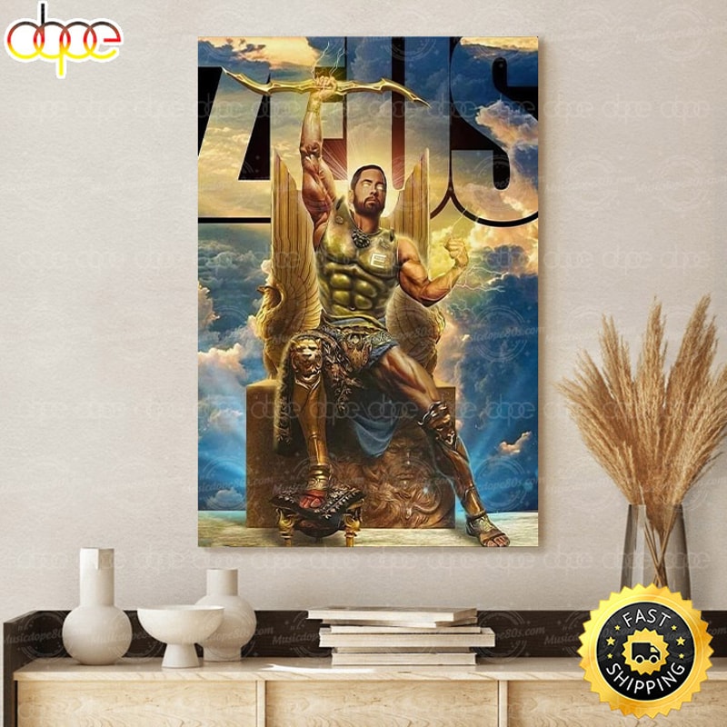 Eminem I am referred to as Zeus Canvas Painting.jpg