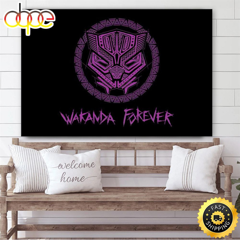 Black Panther 2 Wakanda Forever Logo Poster Canvas.jpg