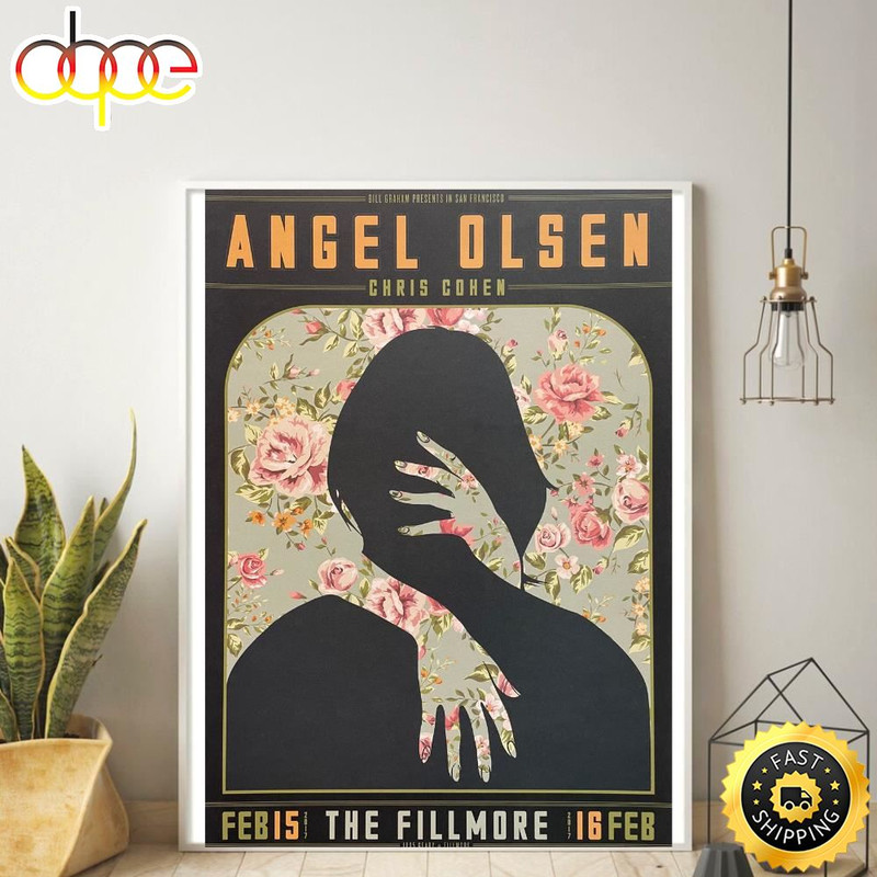Angel Olsen Winter Tour 2023 Art Music Canvas Poster.jpg