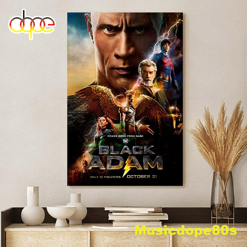 Black Adam Comics Movie October 21, 2022 Poster Canvas.jpg