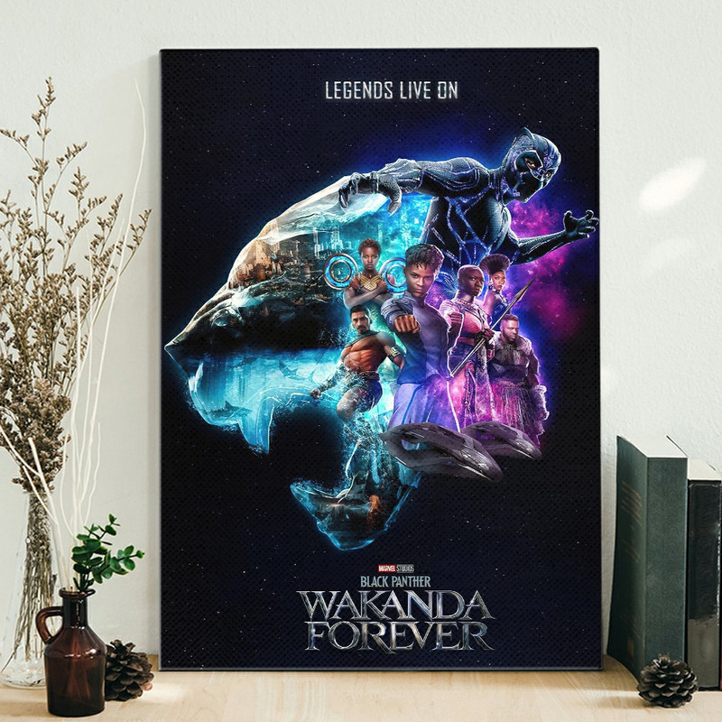 Black Panther 2 Wakanda Forever Legends Live On Canvas.jpg