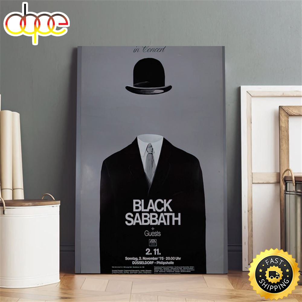 Black Sabbath World Tour Tour 2022 Black Poster Canvas.jpg