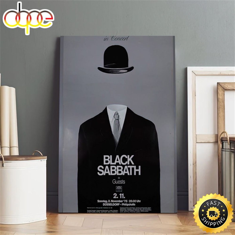 Black Sabbath World Tour Tour 2022 Black Poster Canvas.jpg