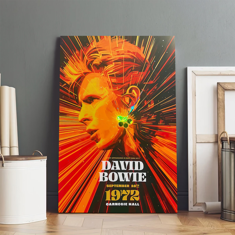David Bowie New York City 1972 Tour 2022 Poster Canvas.jpg