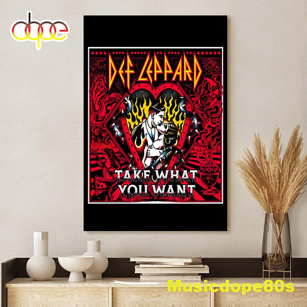 Def Leppard Tour 2022 Take What You Want Poster Canvas.jpg