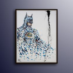 40 character , oil painting on canvas , extremely unique art , original handmade by koby feldmos