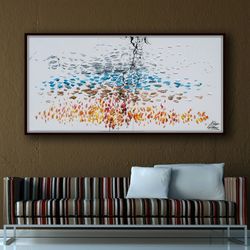 painting 67 four elements - fire , air, water , earth  original painting, very classical art, relaxing energy, by koby f